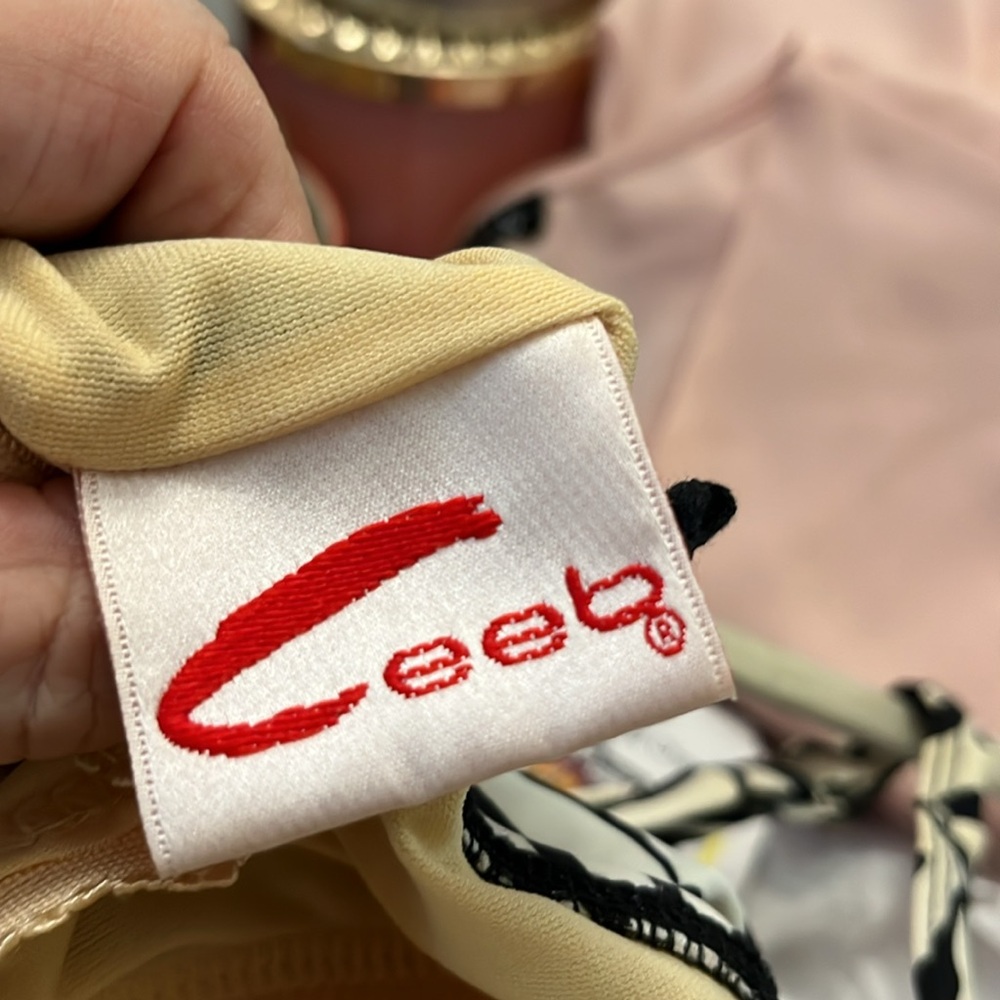 Ceeb. Zebra Print Ruffletankini. Size 16 - image 6